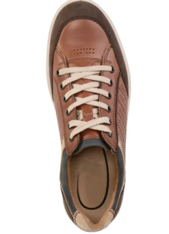 GINO Galante Sneaker mit Kontrast-Besätzen und Zierlochung
