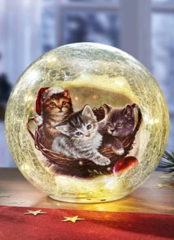 Glaskugel mit Beleuchtung