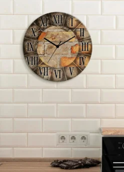 Glas-Wanduhr