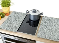 Herdabdeckplatten Granit, 2er-Set