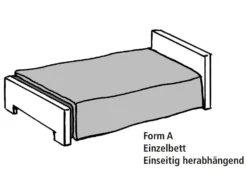 Hervorragend verarbeitete Tagesdecke und passende Kissenbezüge