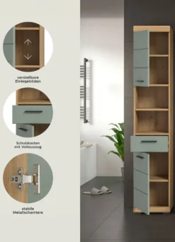 Hochschrank, 2-türig