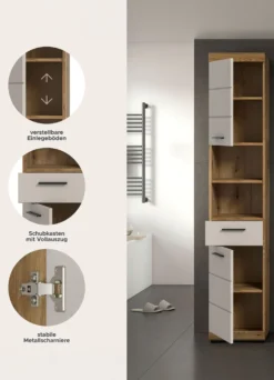 Hochschrank, 2-türig