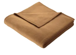 Hochwertige Schlafdecke mit Veloursband-Einfassung