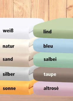 Hochwertige Elastic-Mako-Feinjersey-Spannbetttücher