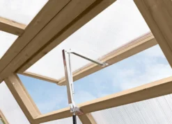 Hochwertiges Gewächshaus aus Zedernholz