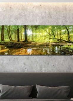 Hochwertiges Leinwandbild auf Holzrahmen