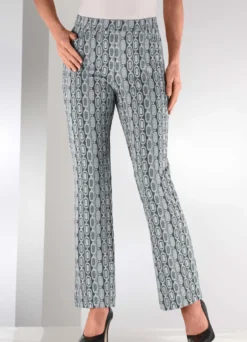 Hose mit Glanzgarneffekt