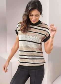 2-in-1 Shirt mit Pailletten-Stickereien