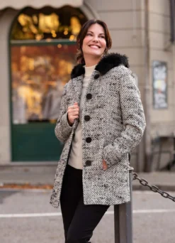 Jacke mit Knopfleiste