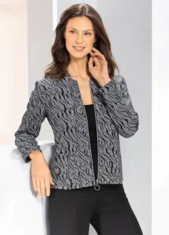 Jacke mit Stehkragen