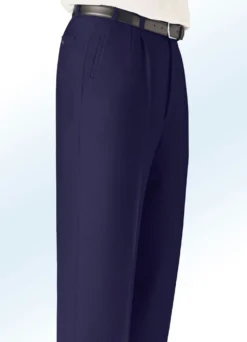 "Klaus Modelle"-Hose mit seitlichen Paspeltaschen