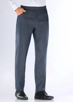 "Klaus Modelle"-Edel-Schlupfjeans mit Gummibund in 2 Farben