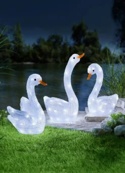 LED-Schwan in 3 Ausführungen