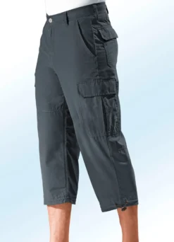Long-Bermudas aus reiner Baumwolle