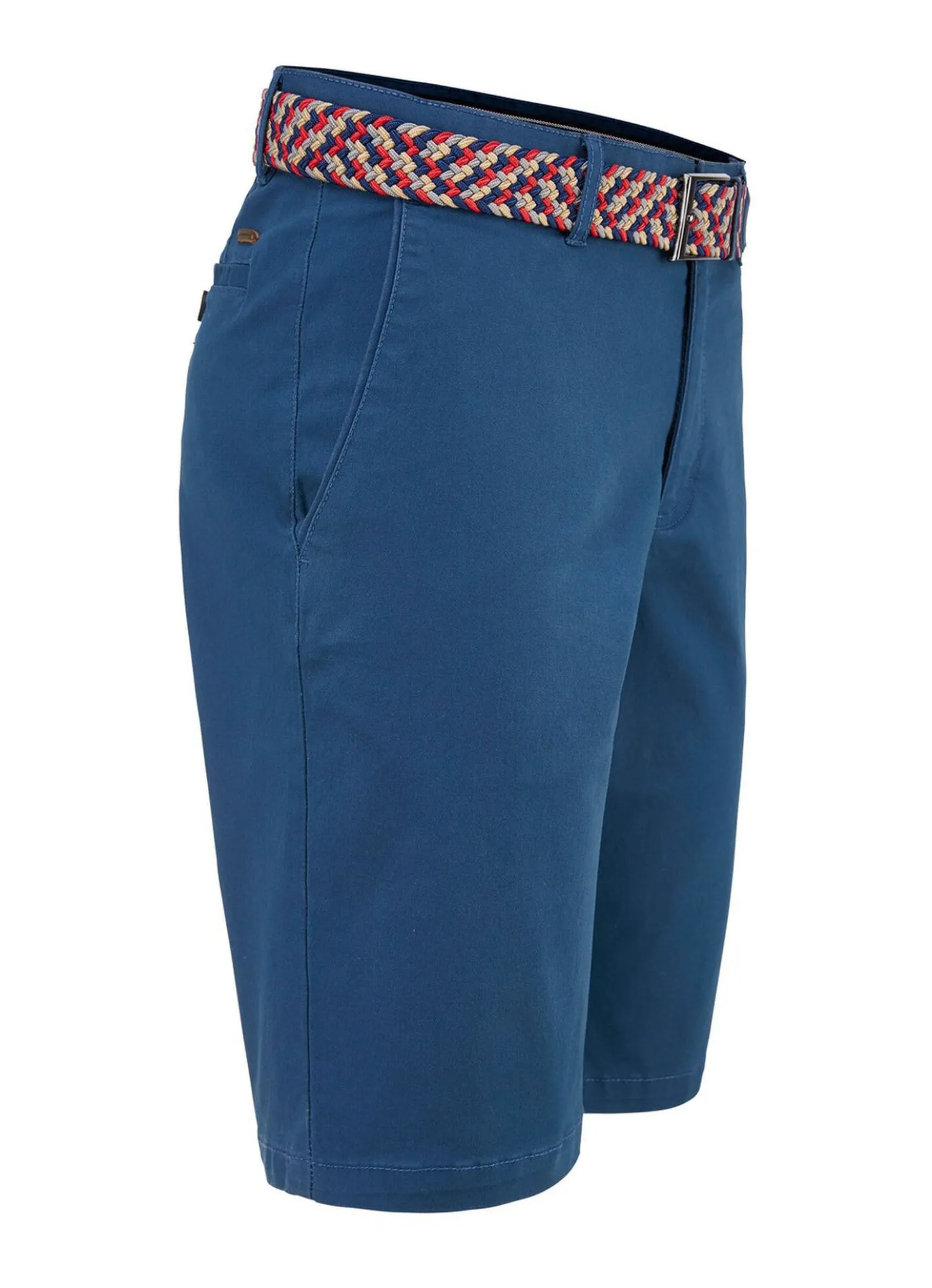 Lässige "Redpoint"-Bermudas mit Stoffgürtel in 3 Farben
