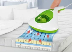 Milbensauger mit UV-C-Lampe
