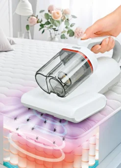 Milbensauger mit UV-C-Lampe und Wärmefunktion