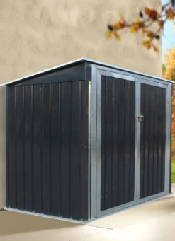 Mülltonnenschrank aus verzinktem Stahl