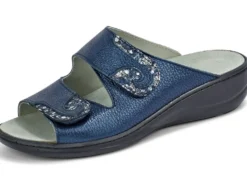 Mubb, bequeme Damen-Pantoletten, Weite H, mit herausnehmbarem Fußbett