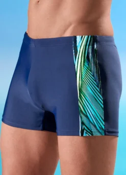 Naturana Badepants mit buntem Einsatz