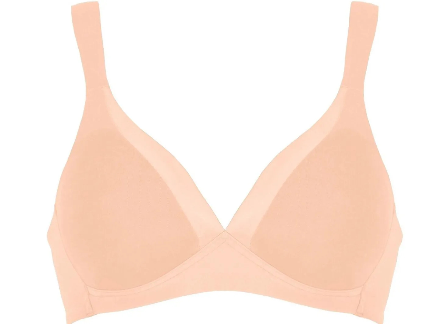 Naturana BH mit Satinblende am Dekolleté