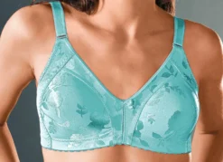 Naturana Minimizer-BH mit dezent glänzendem Floraldruck