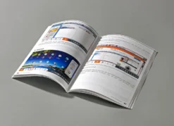 Notebook inklusive Benutzerhandbuch mit Bildern