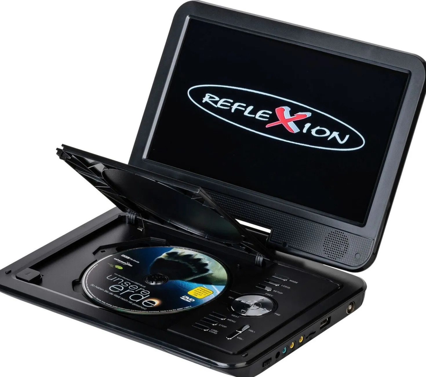 Portabler DVD-Spieler mit TV 10,1"