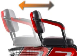 3-Rad Elektromobil im Stil eines Kompaktrollers