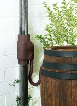 Regenfilter mit Edelstahlsieb, Anleitung und Schlauch