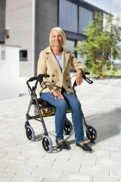 Rollator XXL mit hochwertigem Stahlgestell