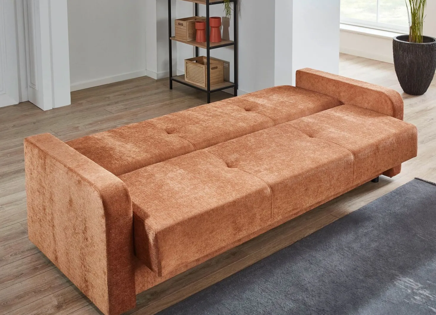 Schlafsofa mit Bettkasten
