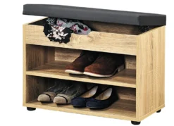 Schuhbank mit Sitzkissen