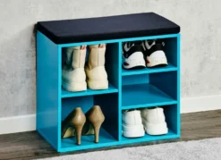 Schuhbank mit Sitzkissen