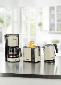 „Severin” Kaffeemaschine Type aus Edelstahl