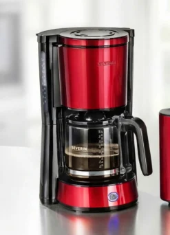 „Severin” Kaffeemaschine Type aus Edelstahl