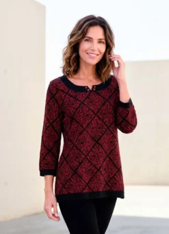 Shirt mit extravagantem Halsausschnitt
