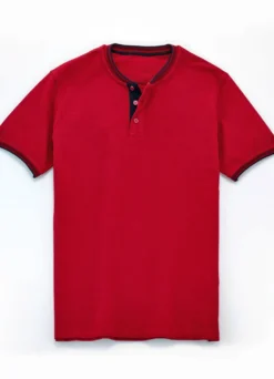 Shirt mit Kontrastblende