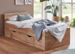 Stauraumbett mit Schubladen