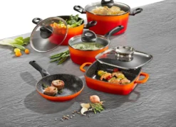 STONELINE® Kochtopf-Set, 15-teilig