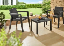3-teiliges Balkon-Set