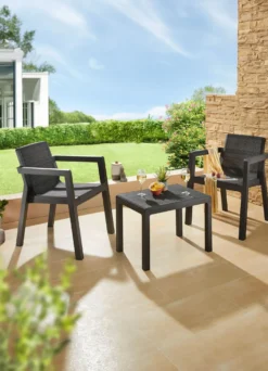 3-teiliges Balkon-Set