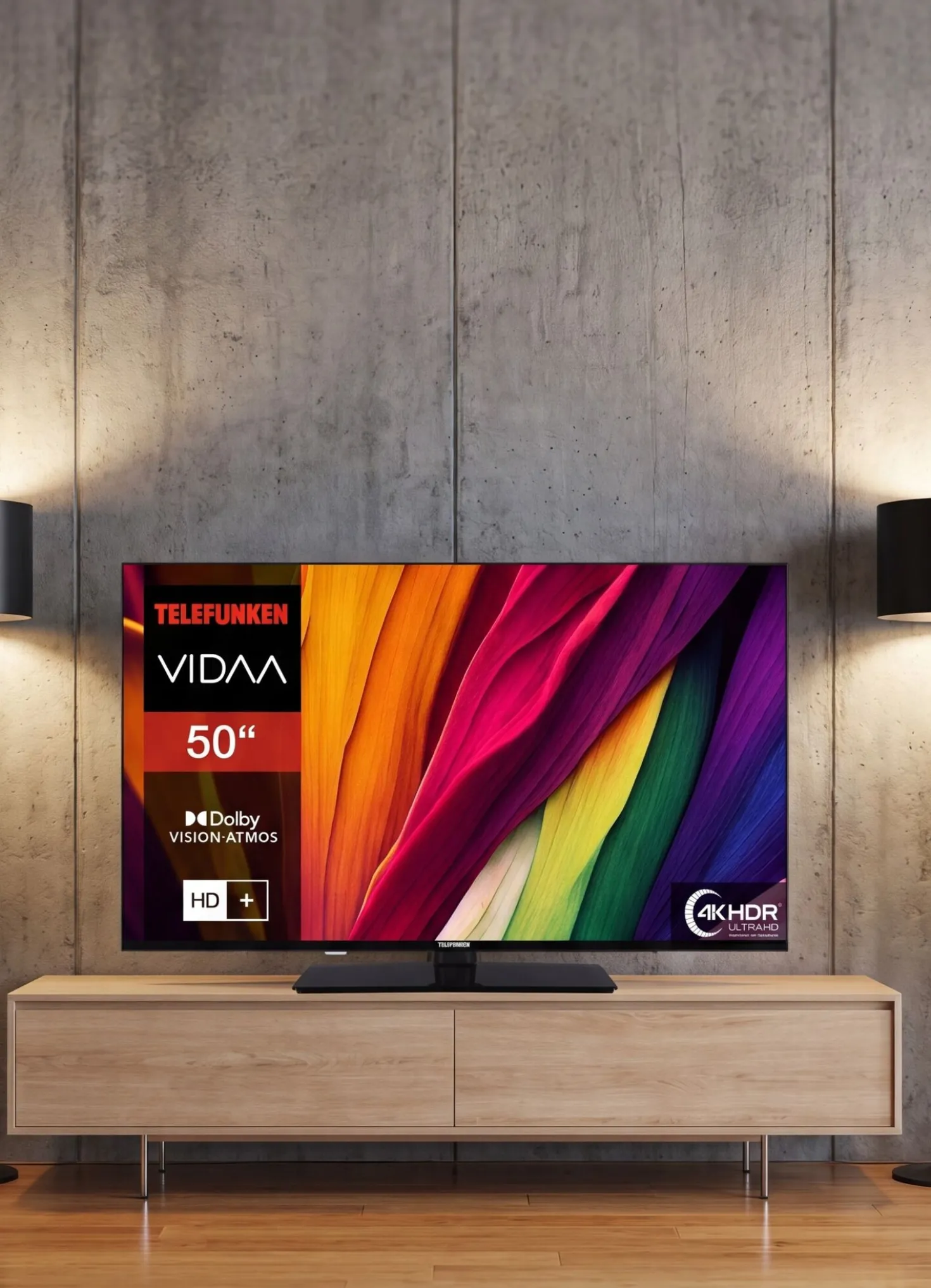 Telefunken 4K-UHD-Smart-LED-Fernseher