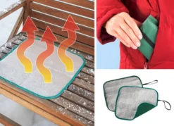 Thermo-Sitzkissen, 2er Set