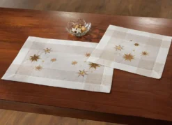 Tisch- und Raumdekoration mit Sternendessin