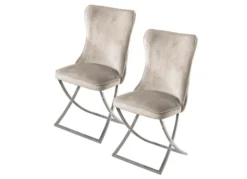 Trendige Esszimmer-Stühle, 2er-Set