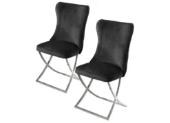 Trendige Esszimmer-Stühle, 2er-Set