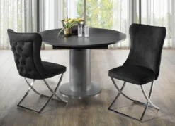 Trendige Esszimmer-Stühle, 2er-Set