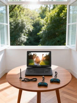 Universum DVD 400-20 portabler DVD-Spieler mit 300 Mini-Spielen